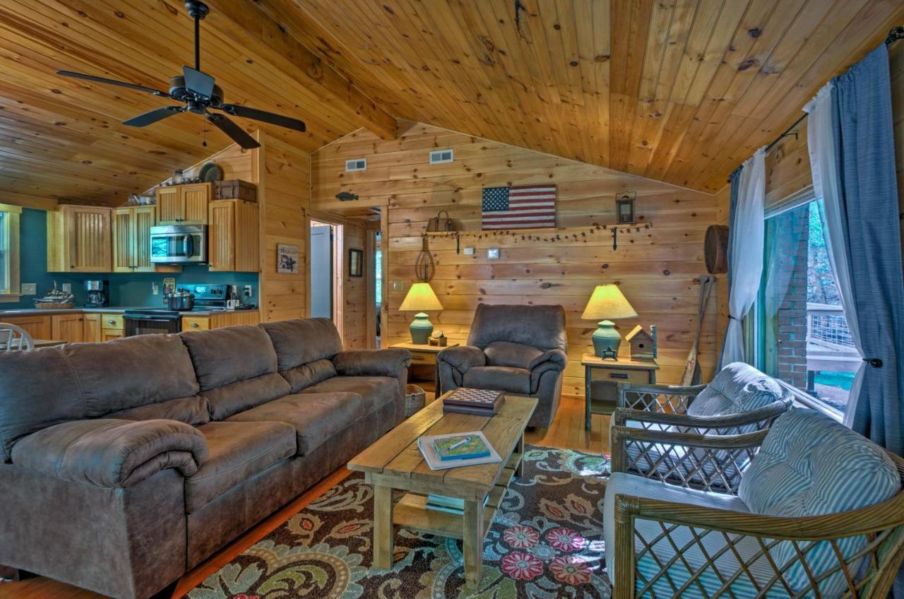 Bryson City Cabin With Fire Pit On Coopers Creek! Exterior foto