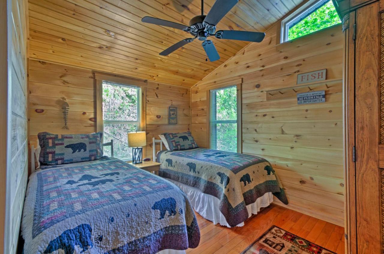 Bryson City Cabin With Fire Pit On Coopers Creek! Exterior foto