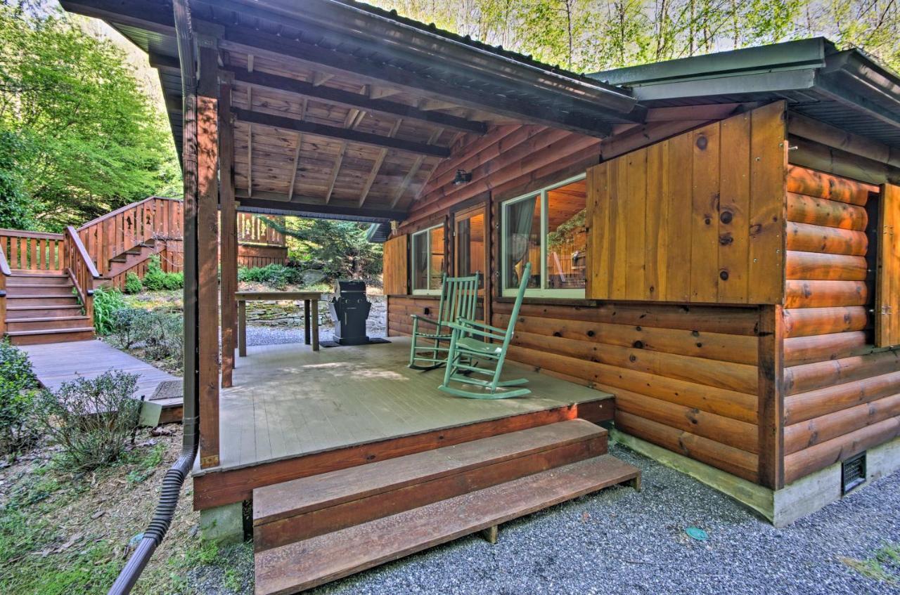 Bryson City Cabin With Fire Pit On Coopers Creek! Exterior foto